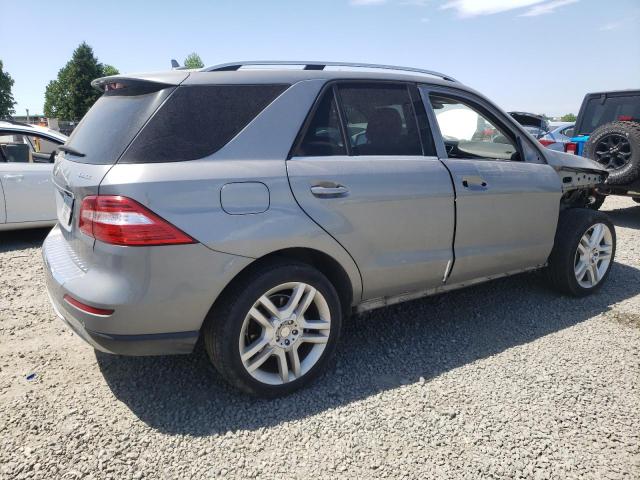 4JGDA5HB9EA367803 - 2014 MERCEDES-BENZ ML 350 4MATIC SILVER photo 3