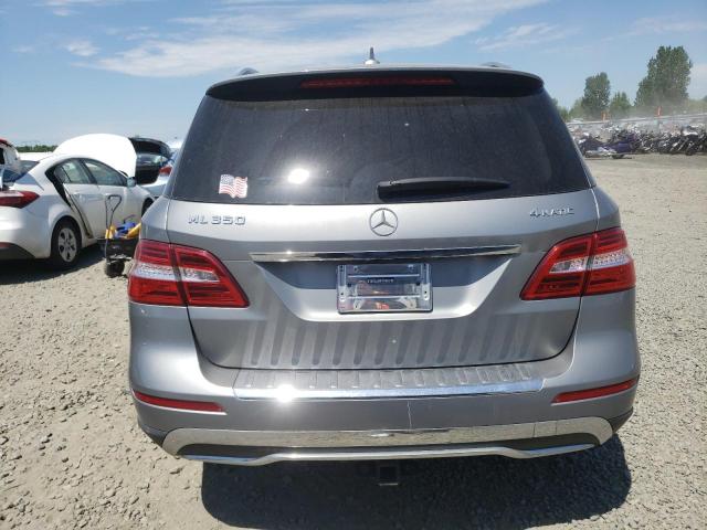 4JGDA5HB9EA367803 - 2014 MERCEDES-BENZ ML 350 4MATIC SILVER photo 6