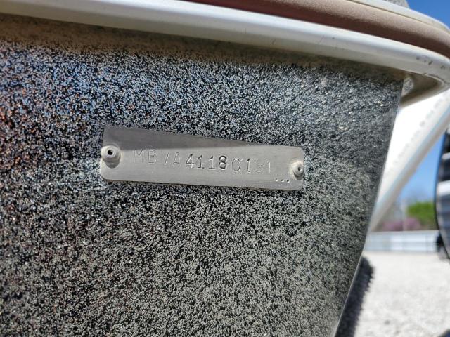 MBVA4118C191 - 1991 CAJUN BOATS/MASTERCRAFTER BOAT CHARCOAL photo 10