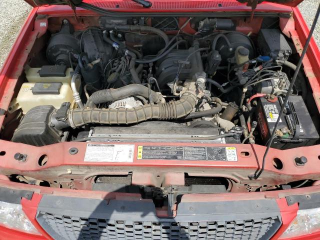 1FTYR10U72TA69867 - 2002 FORD RANGER RED photo 11