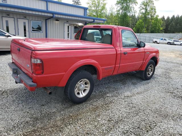 1FTYR10U72TA69867 - 2002 FORD RANGER RED photo 3