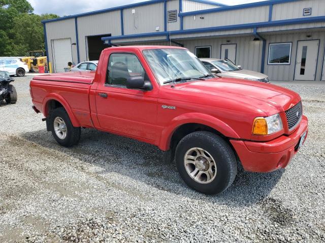 1FTYR10U72TA69867 - 2002 FORD RANGER RED photo 4