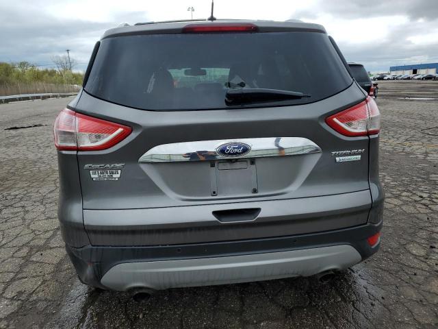 1FMCU0JX1EUB12721 - 2014 FORD ESCAPE TITANIUM GRAY photo 6