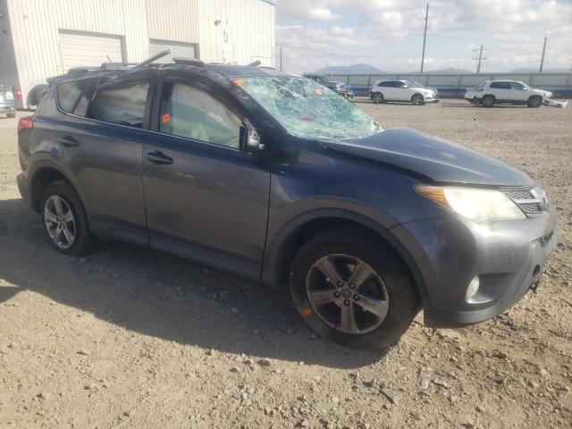 JTMRFREV0FD140260 - 2015 TOYOTA RAV4 XLE GRAY photo 4