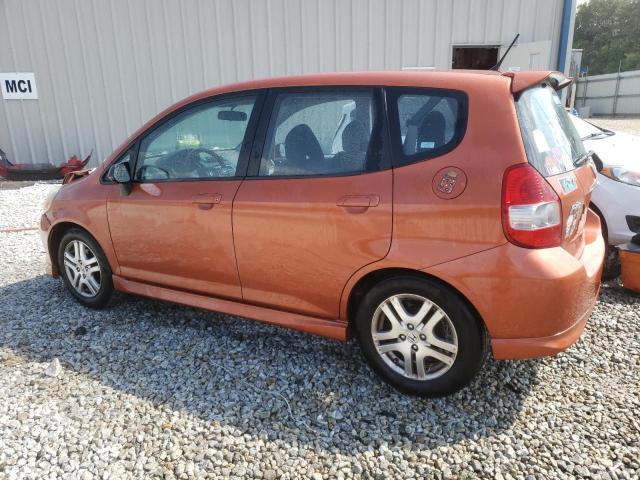 JHMGD38678S062183 - 2008 HONDA FIT SPORT ORANGE photo 2