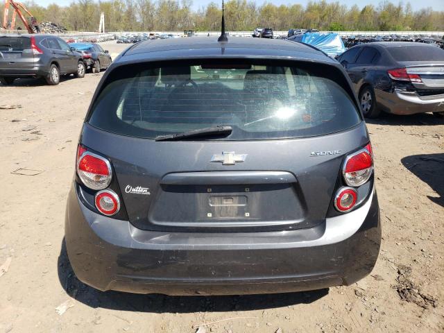 1G1JB6SG5D4193104 - 2013 CHEVROLET SONIC LS GRAY photo 6