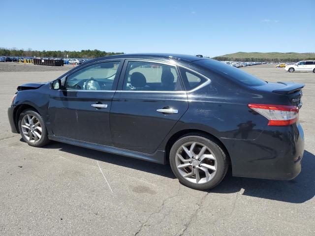 3N1AB7AP1DL750067 - 2013 NISSAN SENTRA S BLACK photo 2