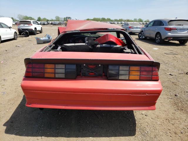 1G1FP23T4NL141496 - 1992 CHEVROLET CAMARO RS RED photo 6