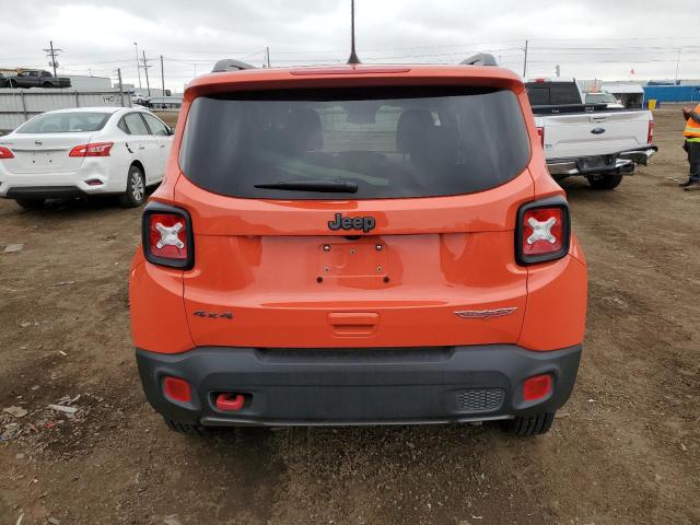 ZACNJDC18MPN34732 - 2021 JEEP RENEGADE TRAILHAWK ORANGE photo 6