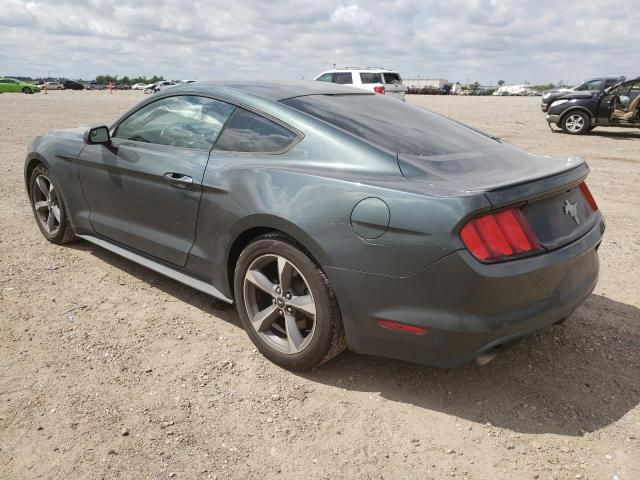 1FA6P8AM0G5208761 - 2016 FORD MUSTANG GRAY photo 2