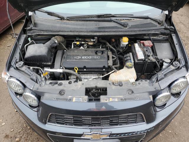 1G1JA6SH2E4125744 - 2014 CHEVROLET SONIC LS GRAY photo 11