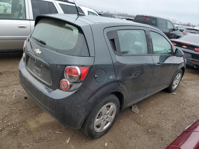 1G1JA6SH2E4125744 - 2014 CHEVROLET SONIC LS GRAY photo 3
