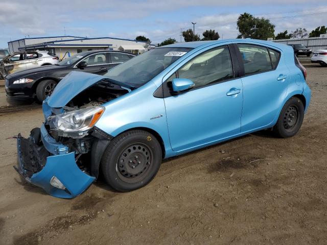 JTDKDTB36G1126535 - 2016 TOYOTA PRIUS C BLUE photo 1