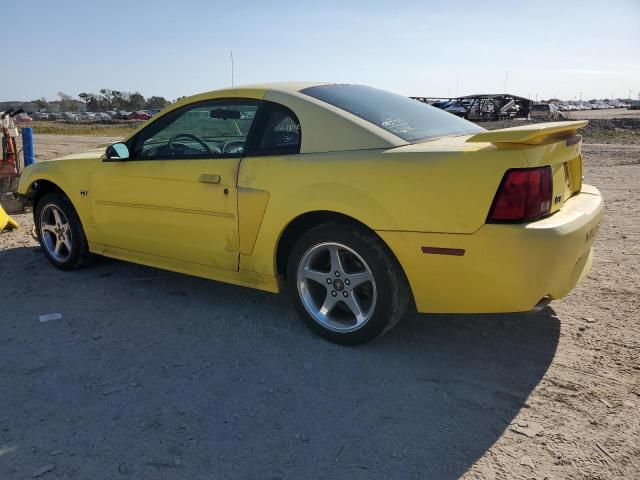 1FAFP42X33F403906 - 2003 FORD MUSTANG GT YELLOW photo 2