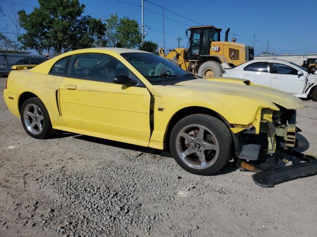 1FAFP42X33F403906 - 2003 FORD MUSTANG GT YELLOW photo 4