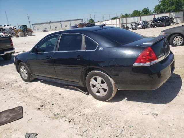 2G1WT57K391124862 - 2009 CHEVROLET IMPALA 1LT BLACK photo 2