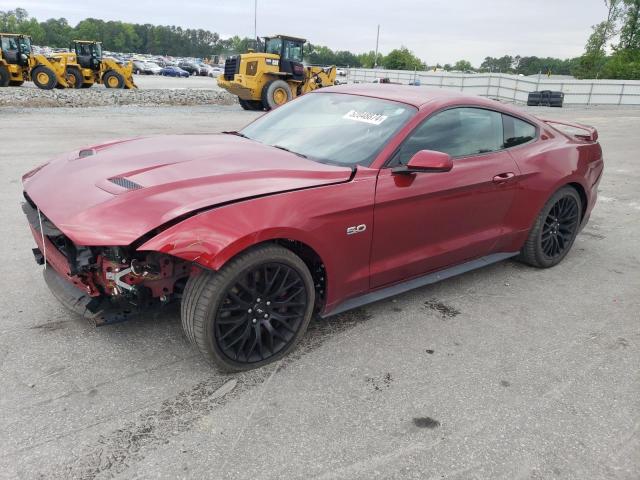 1FA6P8CF3J5120910 - 2018 FORD MUSTANG GT RED photo 1