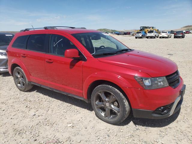 3C4PDCGG8FT677297 - 2015 DODGE JOURNEY CROSSROAD RED photo 4