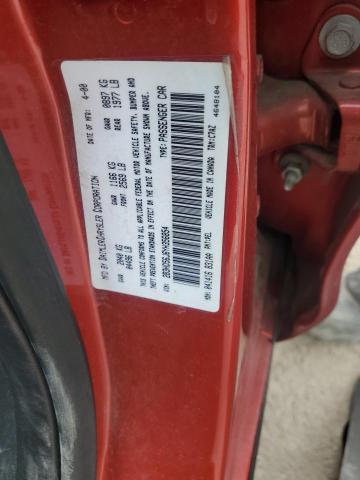 2B3HD56J6YH356854 - 2000 DODGE INTREPID ES RED photo 12