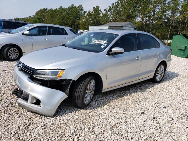 3VWLX7AJ7DM362982 - 2013 VOLKSWAGEN JETTA SEL SILVER photo 1