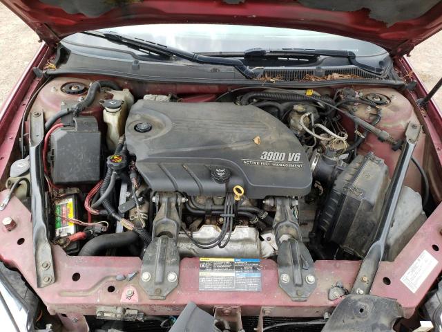 2G1WC58R079181613 - 2007 CHEVROLET IMPALA LT RED photo 11