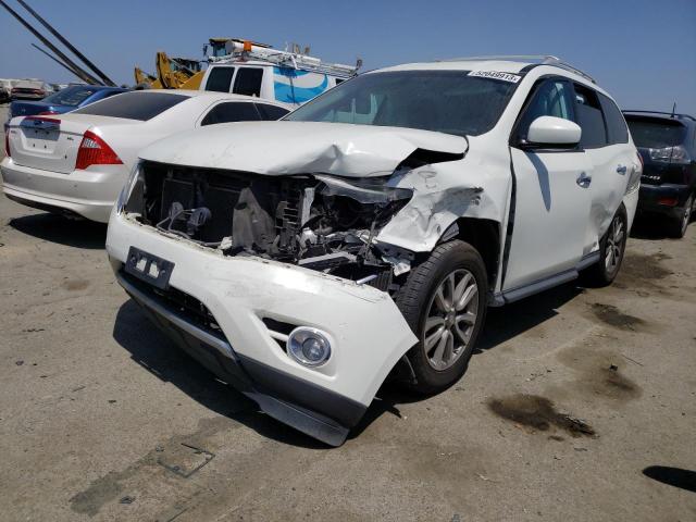 5N1AR2MM0FC687809 - 2015 NISSAN PATHFINDER S WHITE photo 1