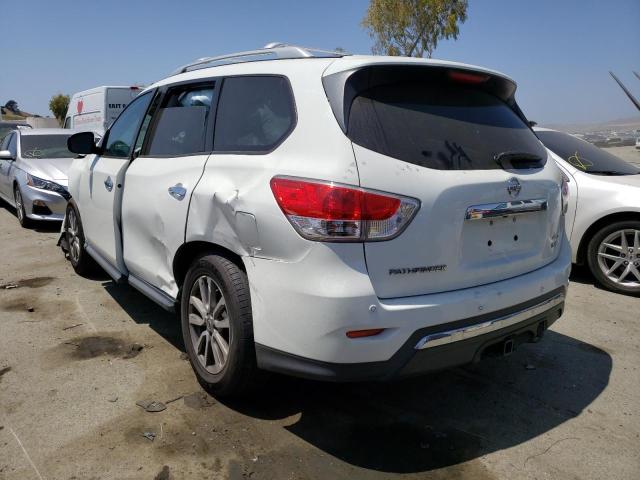 5N1AR2MM0FC687809 - 2015 NISSAN PATHFINDER S WHITE photo 2