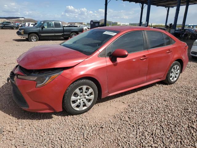 JTDEPRAE6LJ048603 - 2020 TOYOTA COROLLA LE RED photo 1