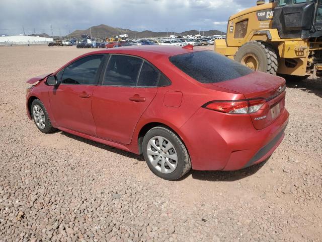 JTDEPRAE6LJ048603 - 2020 TOYOTA COROLLA LE RED photo 2