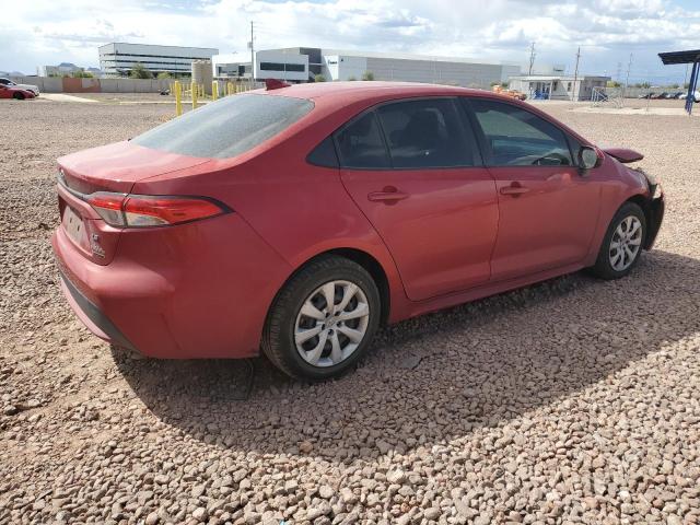JTDEPRAE6LJ048603 - 2020 TOYOTA COROLLA LE RED photo 3