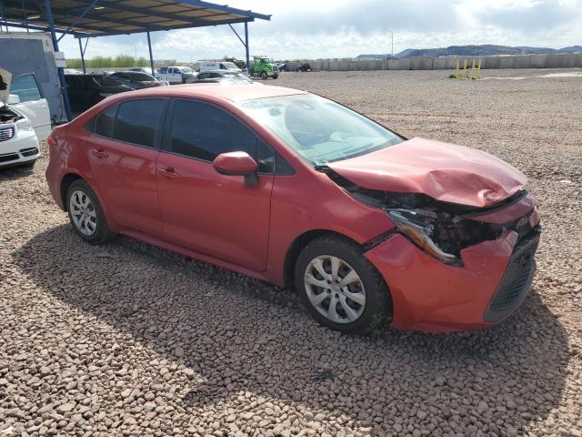 JTDEPRAE6LJ048603 - 2020 TOYOTA COROLLA LE RED photo 4