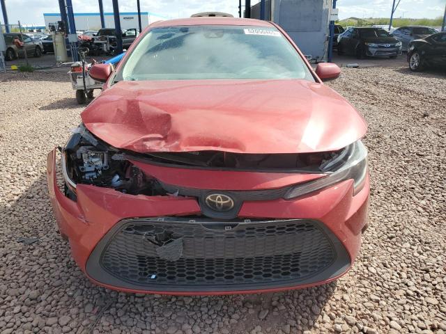 JTDEPRAE6LJ048603 - 2020 TOYOTA COROLLA LE RED photo 5