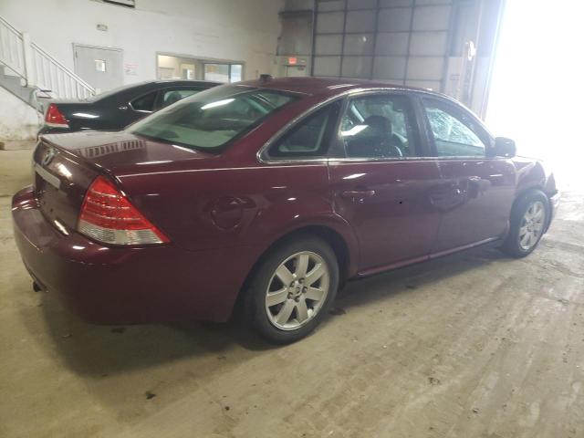 1MEFM40127G600999 - 2007 MERCURY MONTEGO LUXURY MAROON photo 3