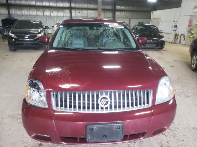 1MEFM40127G600999 - 2007 MERCURY MONTEGO LUXURY MAROON photo 5