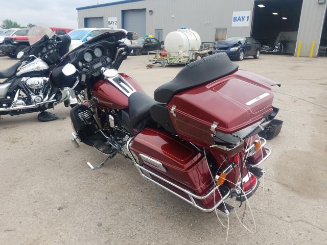 1HD1FC417AB627824 - 2010 HARLEY-DAVIDSON FLHTCU MAROON photo 3