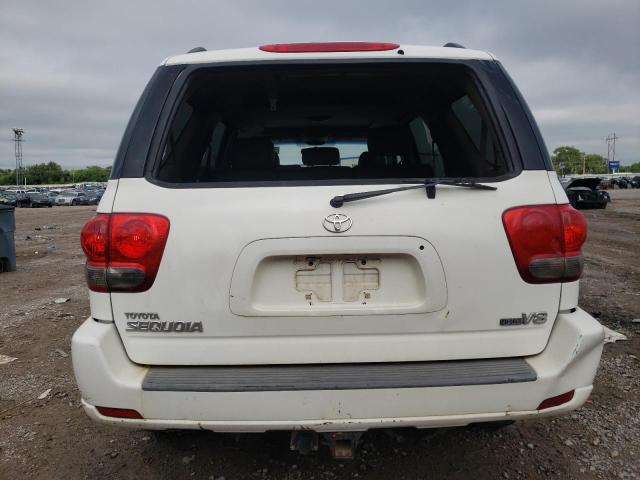 5TDZT34A66S279687 - 2006 TOYOTA SEQUOIA sr SR5 WHITE photo 6