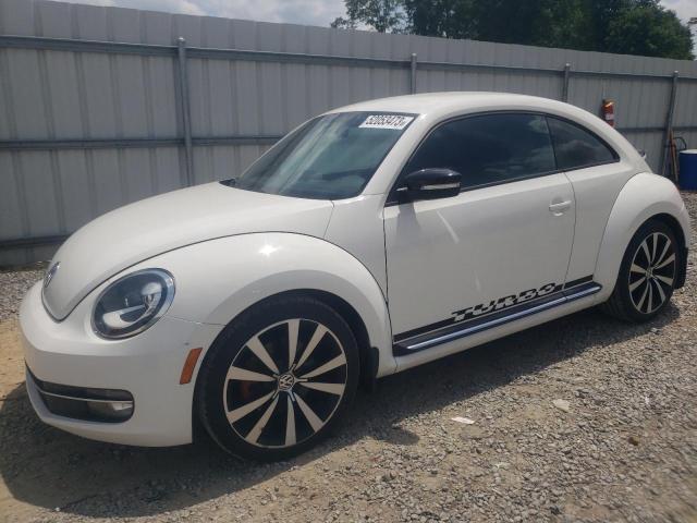 3VW4A7AT7CM643685 - 2012 VOLKSWAGEN BEETLE TURBO WHITE photo 1