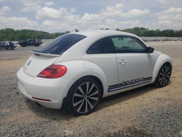 3VW4A7AT7CM643685 - 2012 VOLKSWAGEN BEETLE TURBO WHITE photo 3