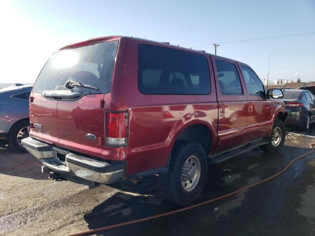 1FMNU41S0YEB53554 - 2000 FORD EXCURSION XLT BURGUNDY photo 3