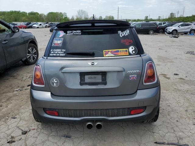 WMWMF73559TW86853 - 2009 MINI COOPER S GRAY photo 6