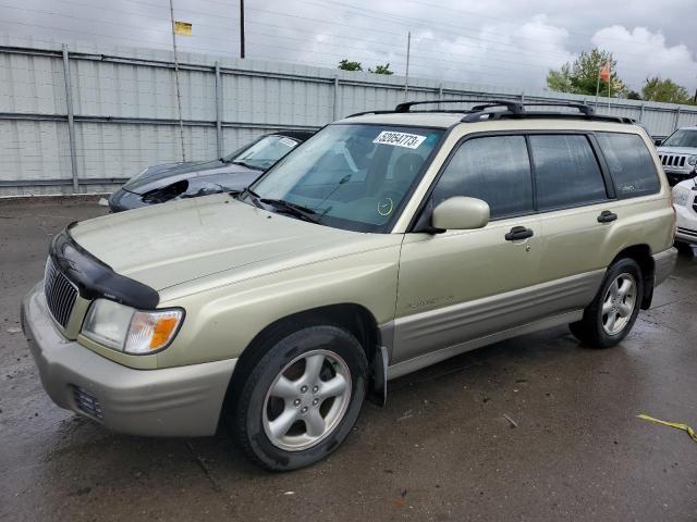JF1SF65561H750798 - 2001 SUBARU FORESTER S TAN photo 1