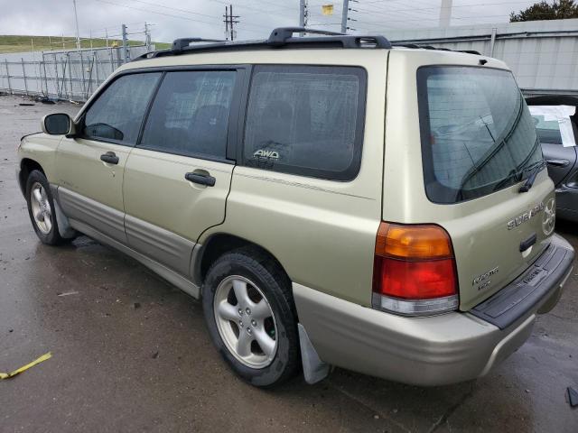 JF1SF65561H750798 - 2001 SUBARU FORESTER S TAN photo 2