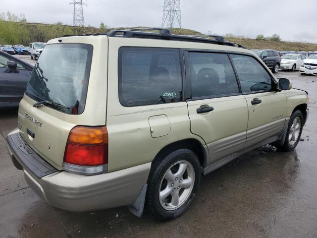 JF1SF65561H750798 - 2001 SUBARU FORESTER S TAN photo 3