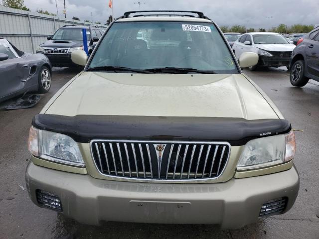 JF1SF65561H750798 - 2001 SUBARU FORESTER S TAN photo 5