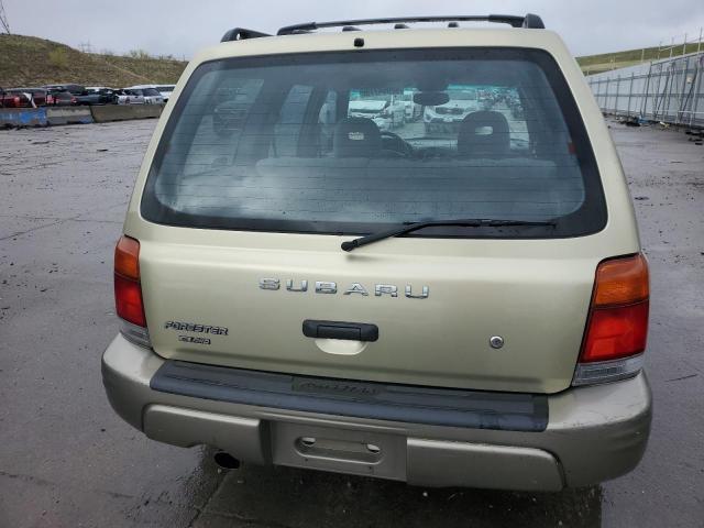JF1SF65561H750798 - 2001 SUBARU FORESTER S TAN photo 6