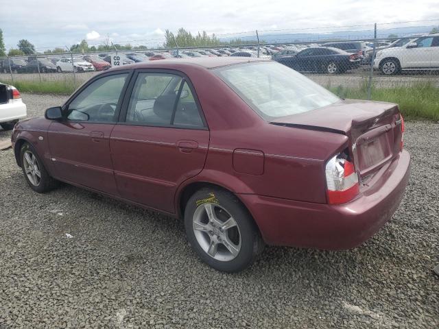 JM1BJ225330194053 - 2003 MAZDA PROTEGE DX RED photo 2