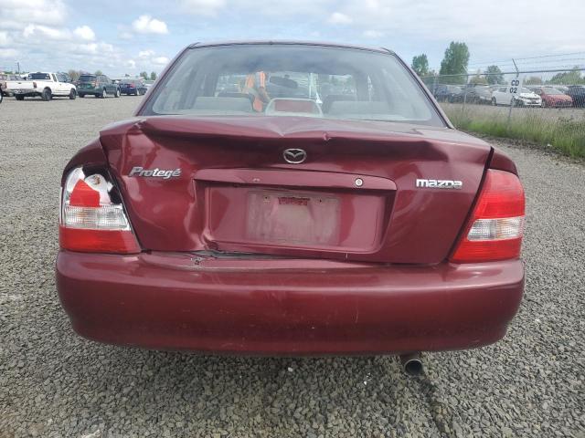 JM1BJ225330194053 - 2003 MAZDA PROTEGE DX RED photo 6