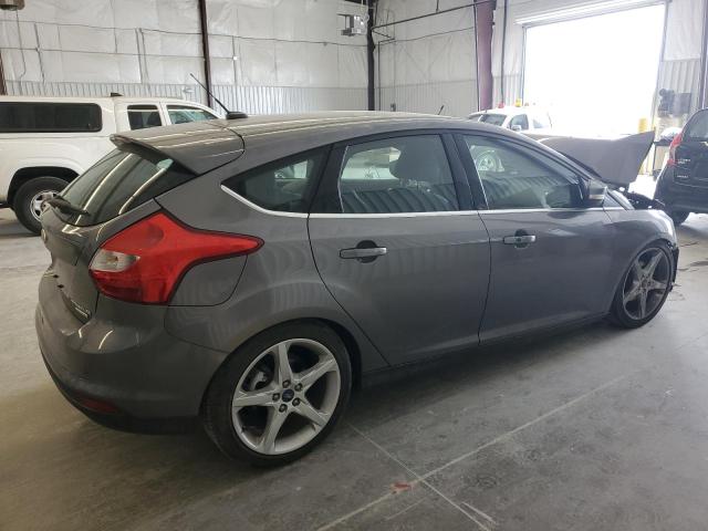 1FADP3N27EL422710 - 2014 FORD FOCUS TITANIUM GRAY photo 3