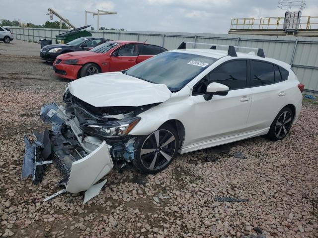 4S3GTAJ67K3742234 - 2019 SUBARU IMPREZA SPORT WHITE photo 1