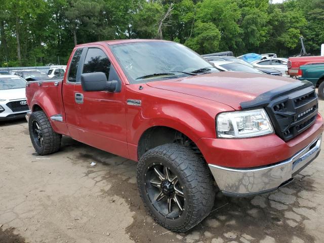 1FTRF02257KA93990 - 2007 FORD F150 BURGUNDY photo 4